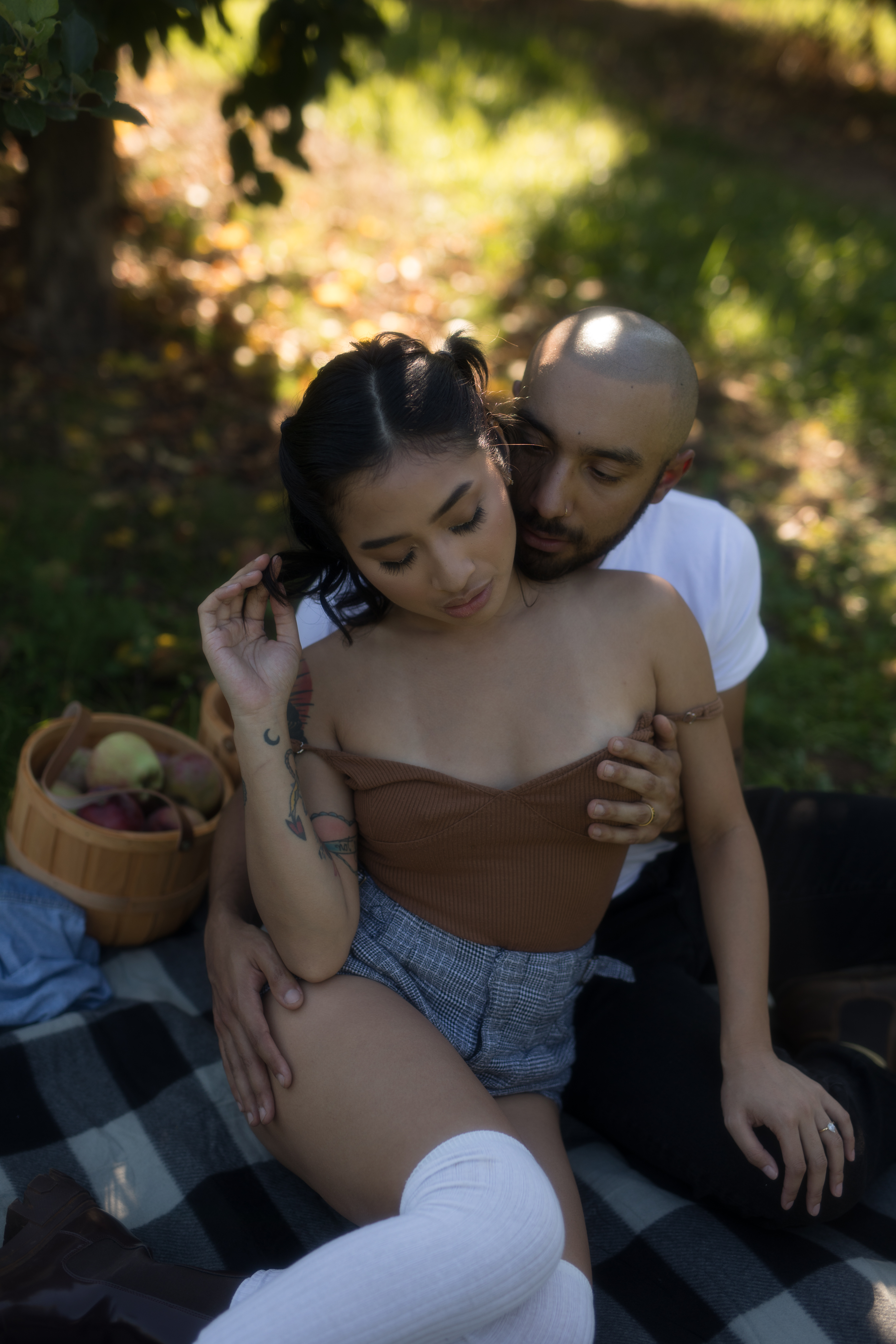 Apple picking with Avery & Oliver