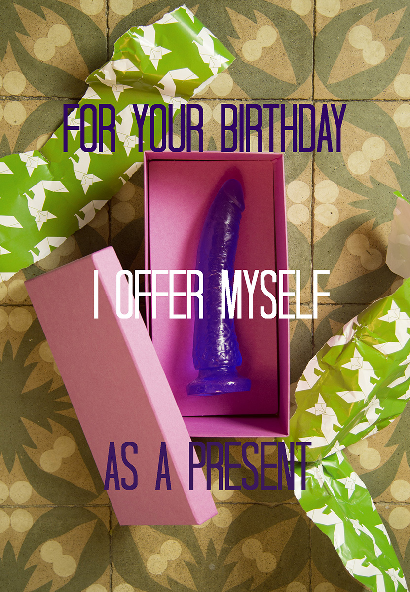 For your birthday I offer myself as a present