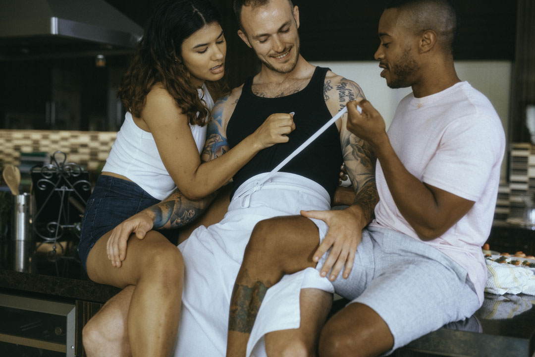 Naked Kitchen porn photos