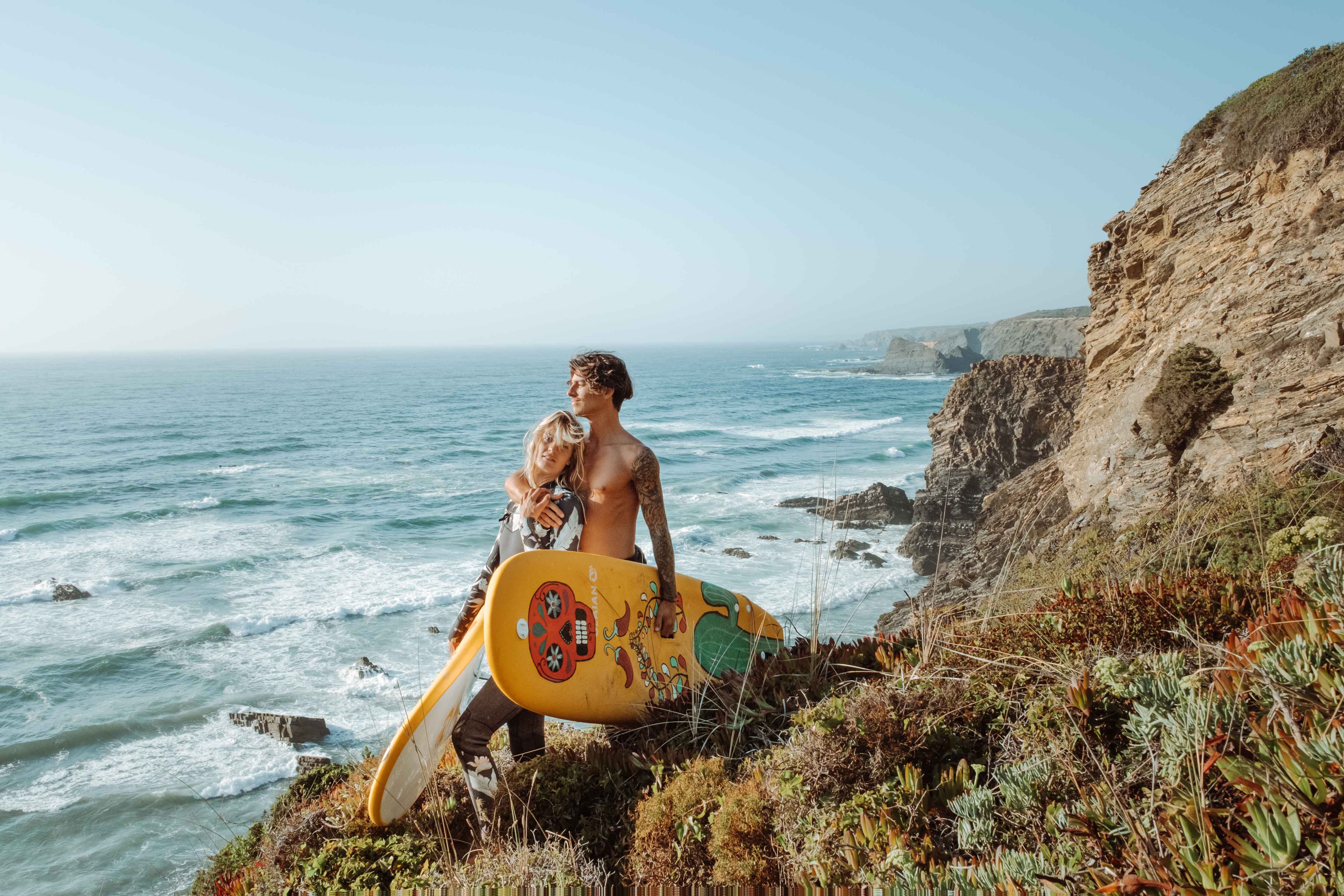 Wild Surfing With Lola and James