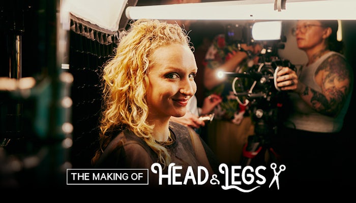 Behind The Scenes: Head and Legs Behind The Scenes: Head and Legs