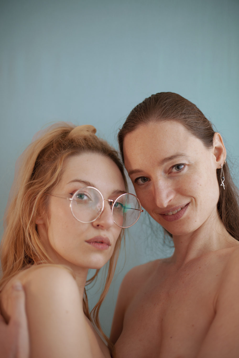 Nat & Zina off the climbing wall