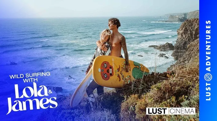 Wild Surfing With Lola and James