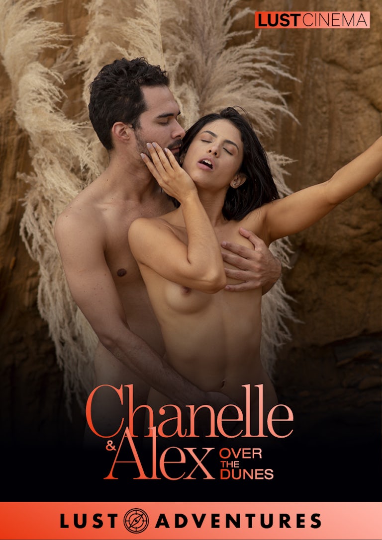 Chanelle & Alex over the dunes Chanelle & Alex over the dunes