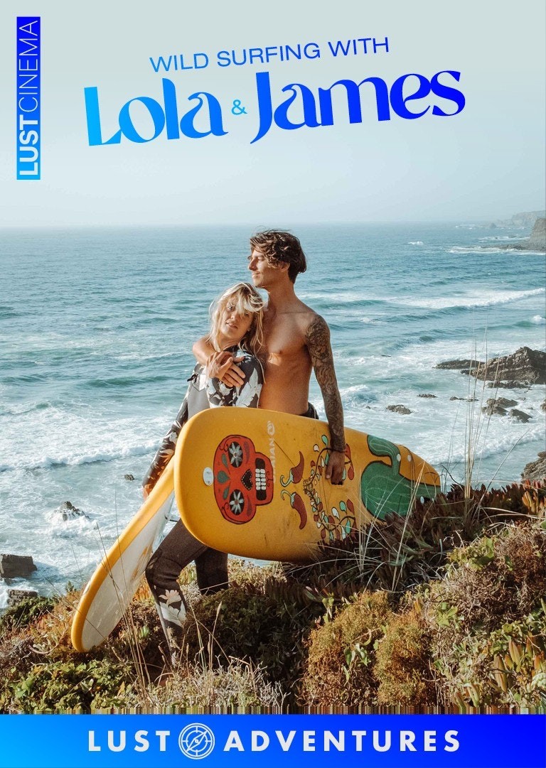 Wild Surfing With Lola and James